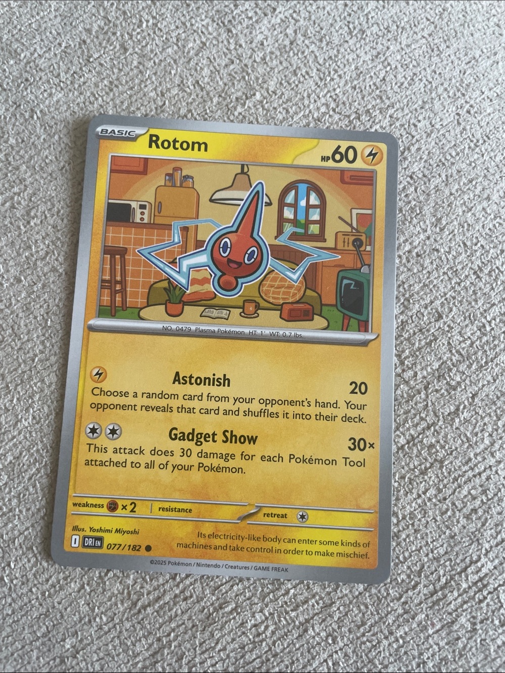Rotom Pokémon Card
